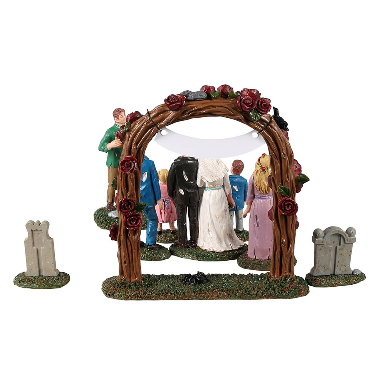 LEMAX Zombie Wedding Party, set of 9 #23587